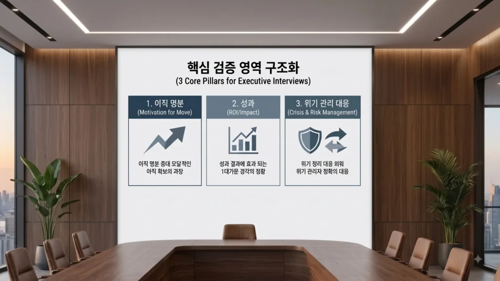 임원 면접 질문-3가지 핵심-대응 전략