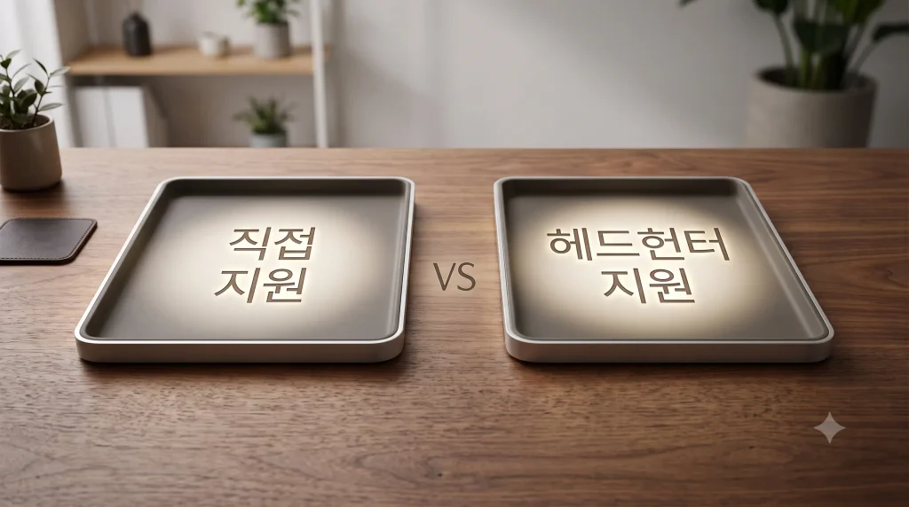 경력직 이직 직접 지원과 헤드헌터 지원 유리한점