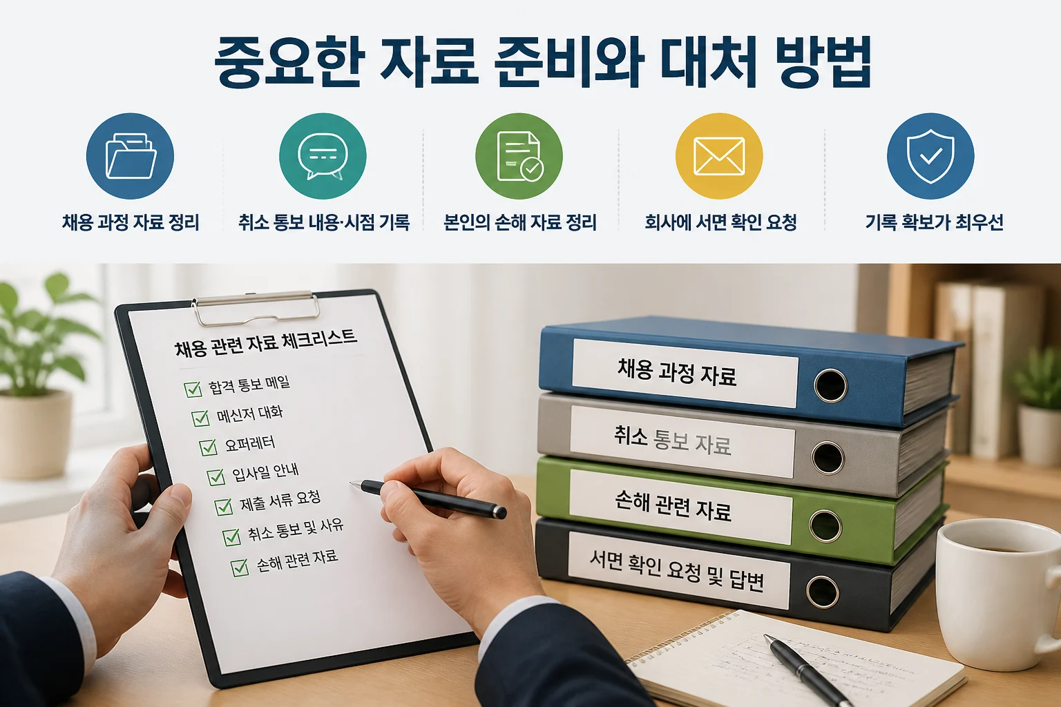 합격 후 입사 취소 시, 중요한 자료 준비와 대처 방법